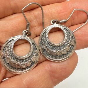 Elegant 925 Sterling Silver Dangle Earrings